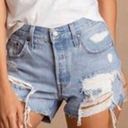 Levi's Custom Levi Distressed Jean Shorts Photo 0