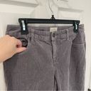 St. John’s Bay  Petite Gray Straight Leg Corduroy Pants Women’s Size 10P Photo 2