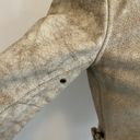 Ralph Lauren  Blue Label Weathered Cream Leather Jacket Photo 5