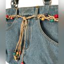 American Vintage Y2K Jurse Jean Purse Rainbow Belt Shoulder Bag Photo 1