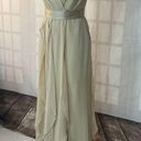 Vera Wang  white Cream cascading bridesmaid Gown Size 6 Photo 3