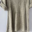 CP Shades  Regina Lagenlook Linen 3/4 Sleeve Tunic Blouse Size XS Photo 4