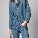 Zadig & Voltaire Thelmus Snap Chambray Shirt Photo 0