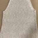 Mango Beige sleeveless knit top Photo 2