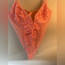 Urban Outfitters bold pink lace bodysuit NWT size Large Photo 5