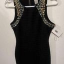 Esley Easley black beaded dress women’s small NWT Photo 0