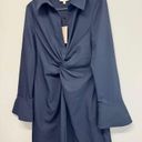 Cinq à Sept  Mckenna Dress Navy Blue Size 12 Long Sleeve NEW Photo 3