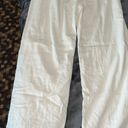 Abercrombie & Fitch Abercrombie Linen-Blend Tailored Wide Leg Pant in Light Beige Photo 7