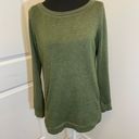 Cyrus  Green Sweatshirt Zippered Pockets Long Length Tunic Photo 4