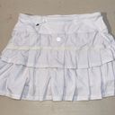 Lululemon  High Rise Pleated Tennis Skirt Size 2 White Color Photo 0