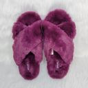 PINK - Victoria's Secret  faux fur slides slippers. Photo 1