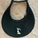 Disney Daisy Duck Vintage 90's Golf Visor Kate Lord  Black One Size Photo 1