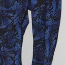 Fabletics Women's  Blue Black Cropped Capri Compression Leggings Yoga Pants Small Photo 0