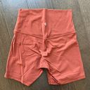 Lululemon rust align shorts 6” Photo 1