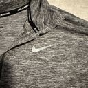 Nike Gray  Quarter Zip Long sleeve shirt SZ XS Photo 1