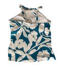 Anne cole New.  teal and white floral tankini top. Medium . Retails $82 Photo 3