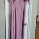 After Six NWT  off shoulder gown dress dusty rose chiffon bridesmaid prom new Photo 0