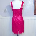 Jessica McClintock  80s vintage, pink lace, mini dress, sweetheart dress Photo 10