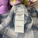 Doe & Rae Boutique White and Blue Plaid Top Photo 11