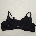 ONEONE Swimwear  Lupita Bikini Top in Black size XL Swim Beach Photo 4