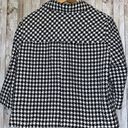 Dress Barn Women's  Black & White Houndstooth Swing Button Blazer Jacket Size XL Photo 8