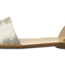 Loeffler Randall new  ❁ Sawyer Snake Flat Sandals ❁ Ivory Metallic Gold Leather ❁ Photo 14