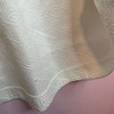 Bobeau  white textured women’s blouse short sleeve‎ shirt size large Photo 4