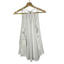 Layer 8 White Double Strap Tear Drop Athletic Tank Top L Size L Photo 1