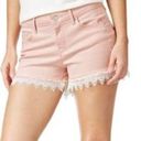 Jessica Simpson  stretch crochet trim shorts 30 Photo 1