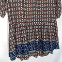 Tea N Rose Ruffle Hem Tunic Size Small Photo 3