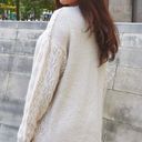 Pretty Little Thing Cream Oversized Knit Cardigan  Photo 1