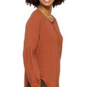 Free People Movement Free People Bella Layer Slouchy Oversized Ribbed Long Sleeve Tunic Top Size M Photo 0