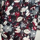 Veronica Beard Goldie Floral Silk Tuxedo Blouse (Size 4) Photo 9