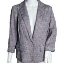 J.Jill  Blazer Womens 10 Marled Purple Tweed Preppy Casual Office Business Work Photo 0