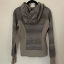 Lululemon  scuba gray zip hoodie zip sweatshirt size 2 Photo 3