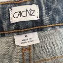 Cache 
Blue Medium Wash Vintage Studded 2 Flare Leg Jeans Photo 2