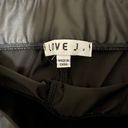 Black Leather Flare Pants Size M Photo 1