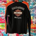 Harley Davidson Long Sleeve Embroidered Top V Photo 6