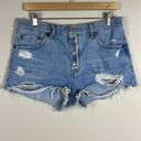 Levi's  Women's 501 Button Up Fly Cut Off Shorts Size 29 Photo 2