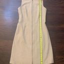 W By Worth  tan zip front midi dress size 6 Photo 9