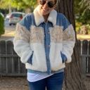 Rebecca Taylor  La Vie Faux Fur & Denim Jacket Medium Photo 8