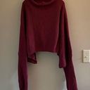 SEEK the Label Women  red oversized cowl sweater small Photo 0