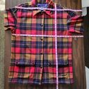 Rafaella  Shacket Wool Blend Plaid Jacket Button Front Flannel Shirt Pockets Sz M Photo 7