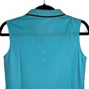 Polo Mofiz Women Collared  Tank Top, Tennis, Golf Shirt Sleeveless Blue XS NWT Photo 4