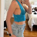 ZARA Blue  Crop Top Photo 6