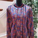 Westbound  Women's Multicolor 100% Polyester Round Neck Long Sleeve Top Blouse 18 Photo 0