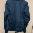 Nike Dri Fit Blue Zip Up Sweatshirt Photo 4