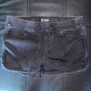 No Bo Denim Black Shorts Photo 0