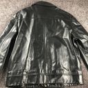 Banana Republic  Jacket Womens XL Black Genuine Leather Motorcycle Bike Bomber Photo 11