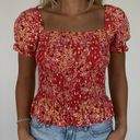 Francesca's Floral Top Photo 0